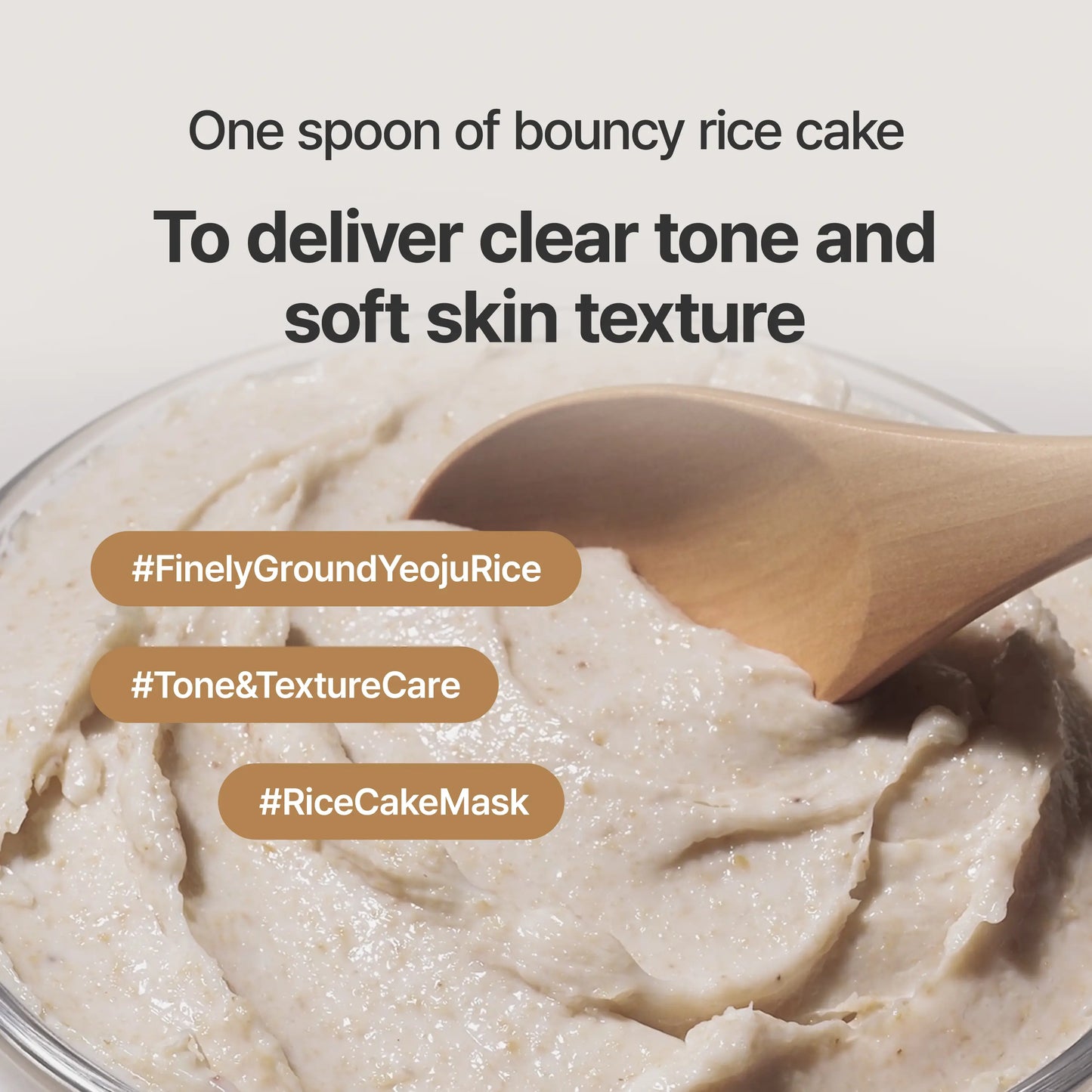 I'M from Rice Mask, Gentle Exfoliating & Hydrating Wash-Off Face Mask with Rice Powder for Glass Skin, Suitable for Sensitive Skin, 2.37 Fl Oz, Exfoliate, Organic, Moisture, Nourishing, Hypoallergenic Face Scrubs & Peels